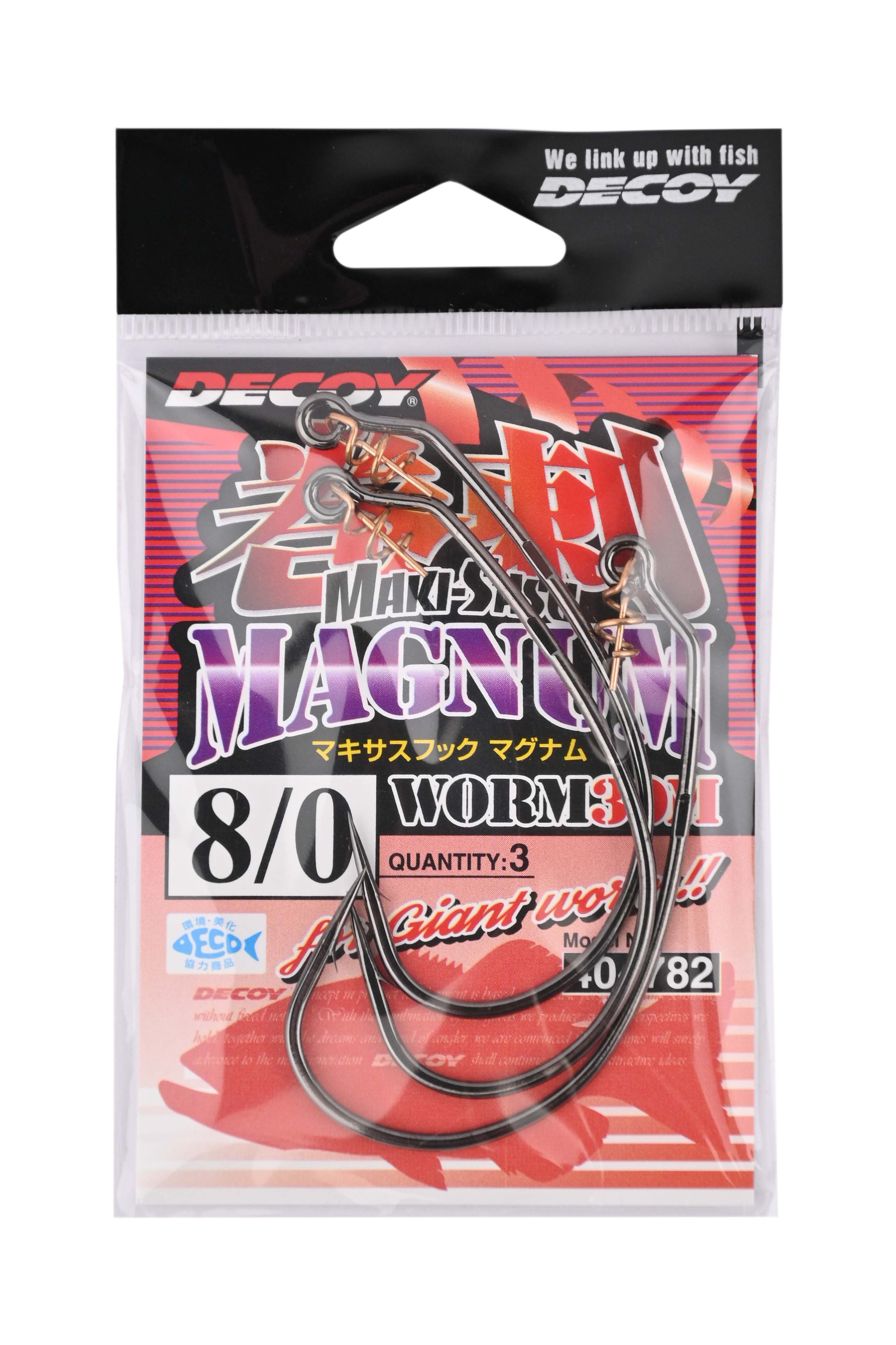 МП Крючок Decoy Worm 30M maki-sasu hook magnum №8/0 - фото 1
