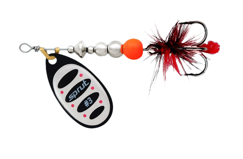 Блесна Sprut Alba Ball System Spinner №3 7гр BKS - фото 1