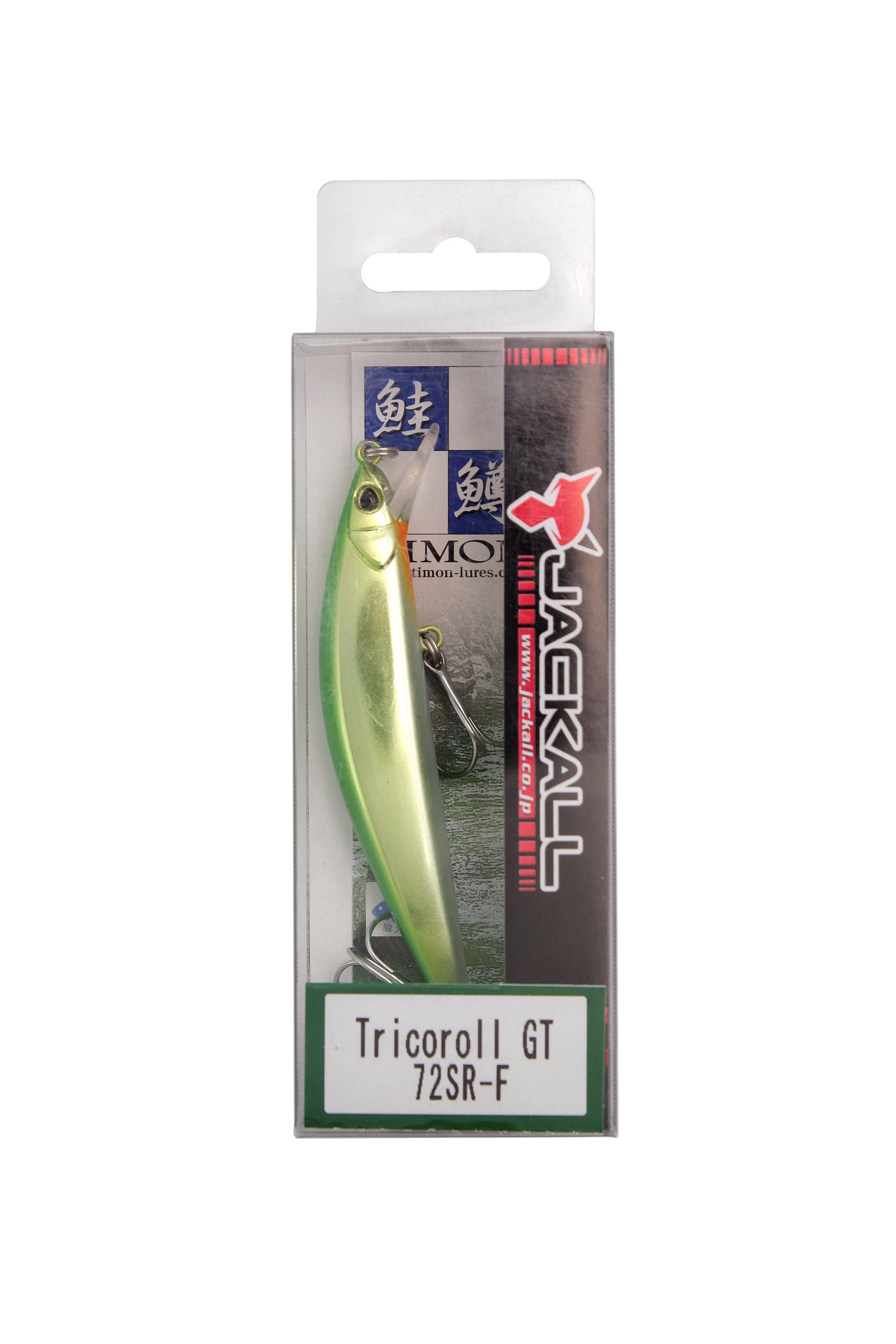 Воблер Jackall Timon tricoroll GT 72SR-F flash chartreuse - фото 1