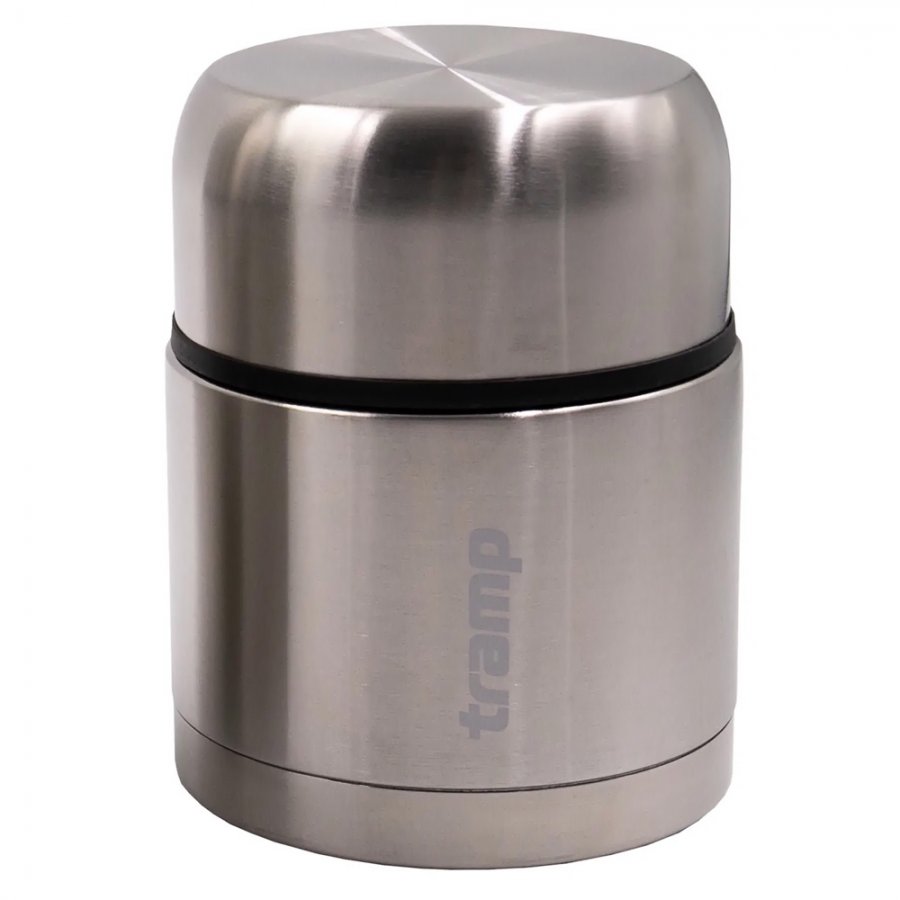 Термос Tramp с широким горлом 0,7л серый - фото 1