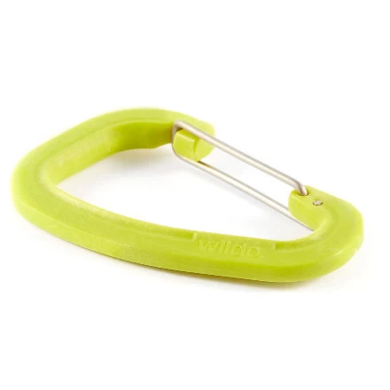 Карабин Wildo для аксессуаров Accessory carabiner large lime  - фото 1