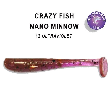 Приманка Crazy Fish Nano Minnow 6-40-12-6 - фото 1