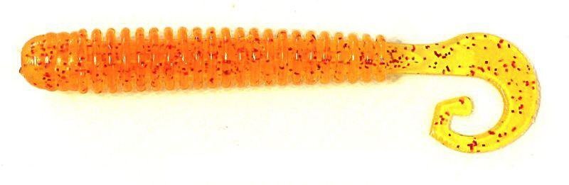 Приманка Reins твистер G Tail saturn 3,5&quot; B49 chika orange chartreu - фото 1