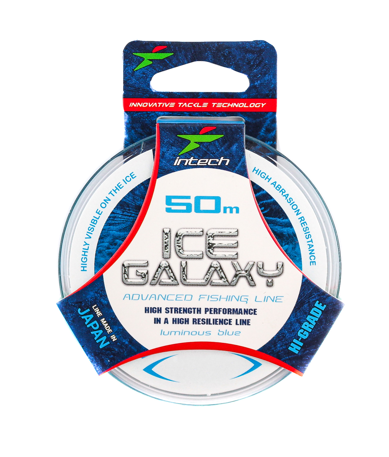 Леска Intech Galaxy Ice 30м 0.12мм 1.11кг голубая - фото 1
