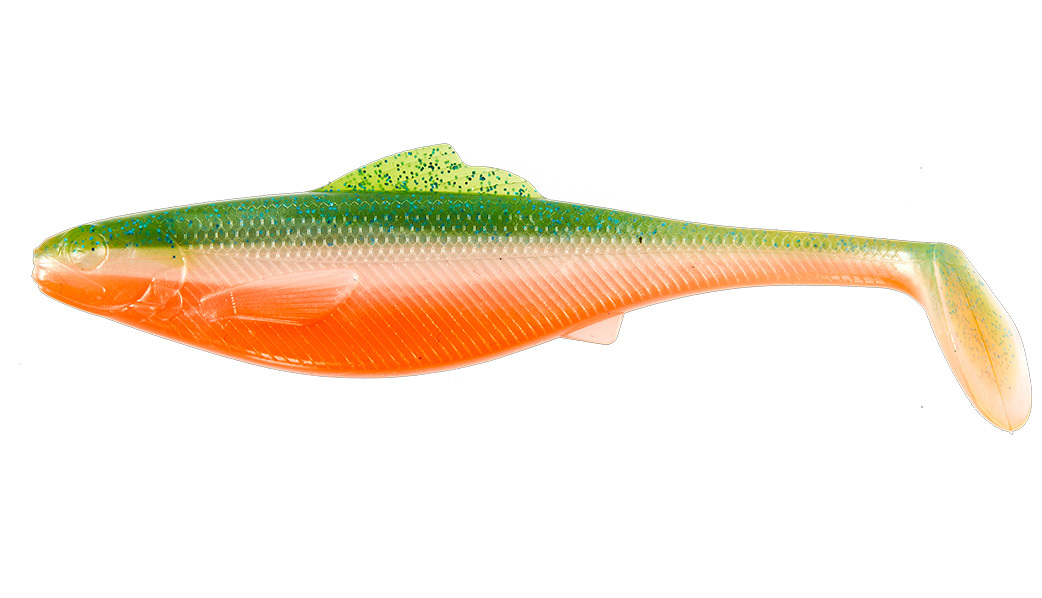 Приманка Lucky John виброхвост Pro Series roach paddle tail 5.0in 12.70 G06 4шт - фото 1