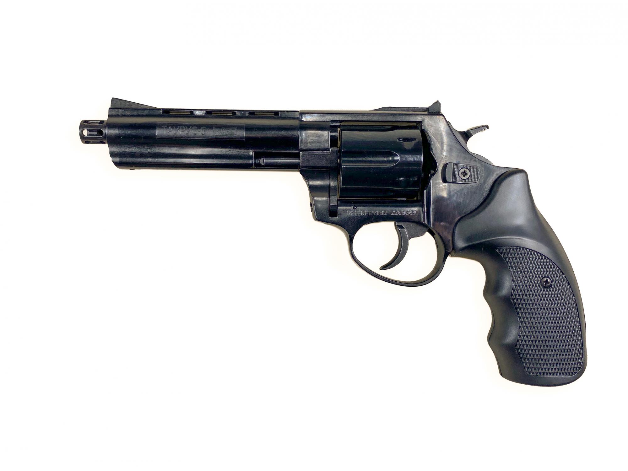 Револьвер Курс-С Таурус-S 10ТК сигнальный 4,5&quot; 5,5мм черный - фото 1