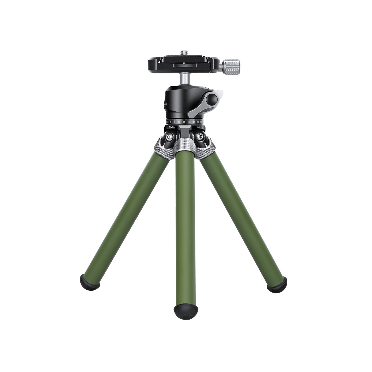 Штатив трипод настольный Leofoto MT-02C + LH-22 Olive green Carbon - фото 1