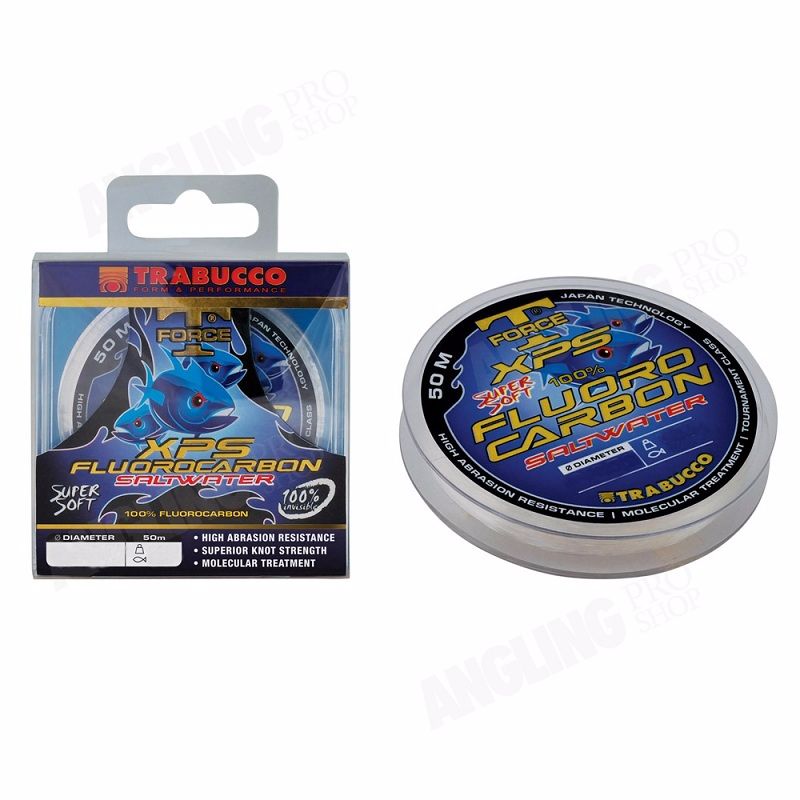 Леска Trabucco T-force fluorocarbon SW 50м 0,400мм - фото 1