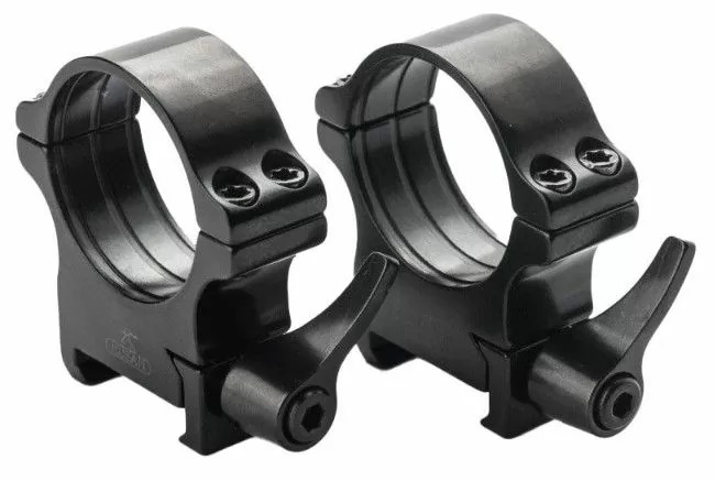 Кольца Rusan быстросъемные Picatinny на 30мм H10 рычажные 050P-30-10-R - фото 1