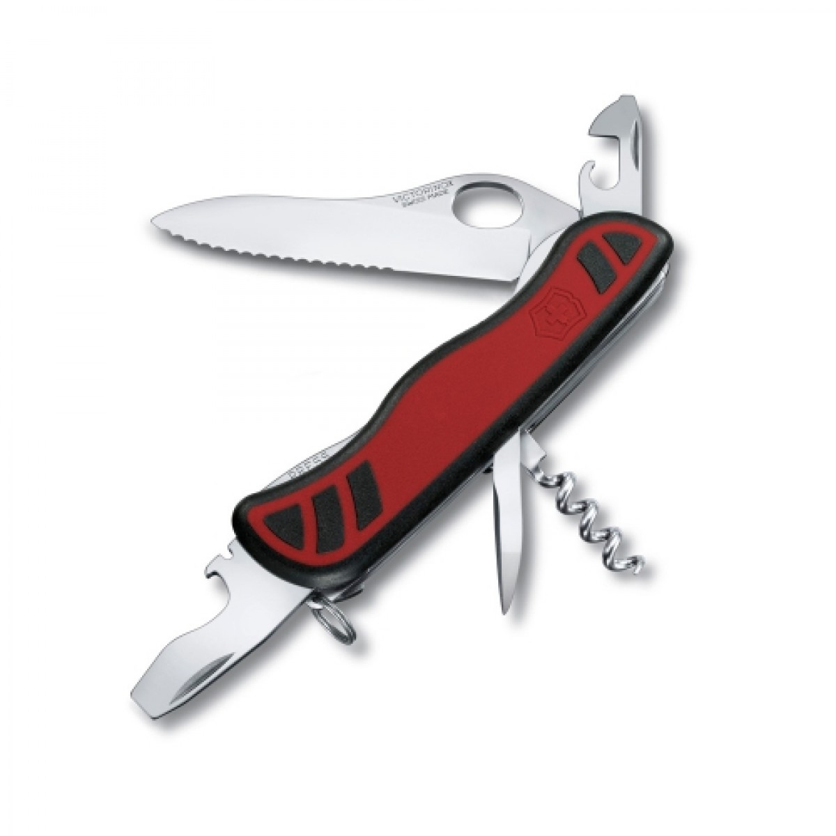 Нож Victorinox Forester One hand красно-черный - фото 1