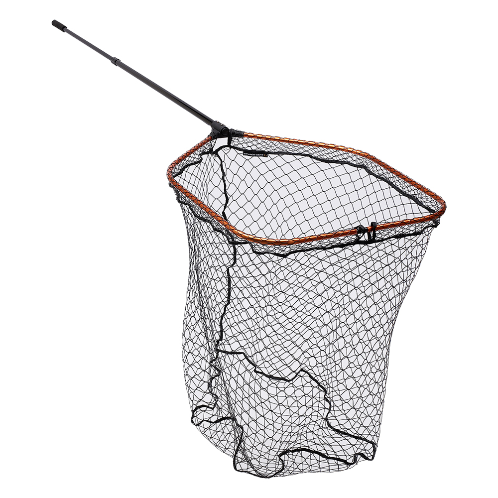 Подсачек Savage Gear Pro tele folding net rubber X-large mesh L 65x50см - фото 1