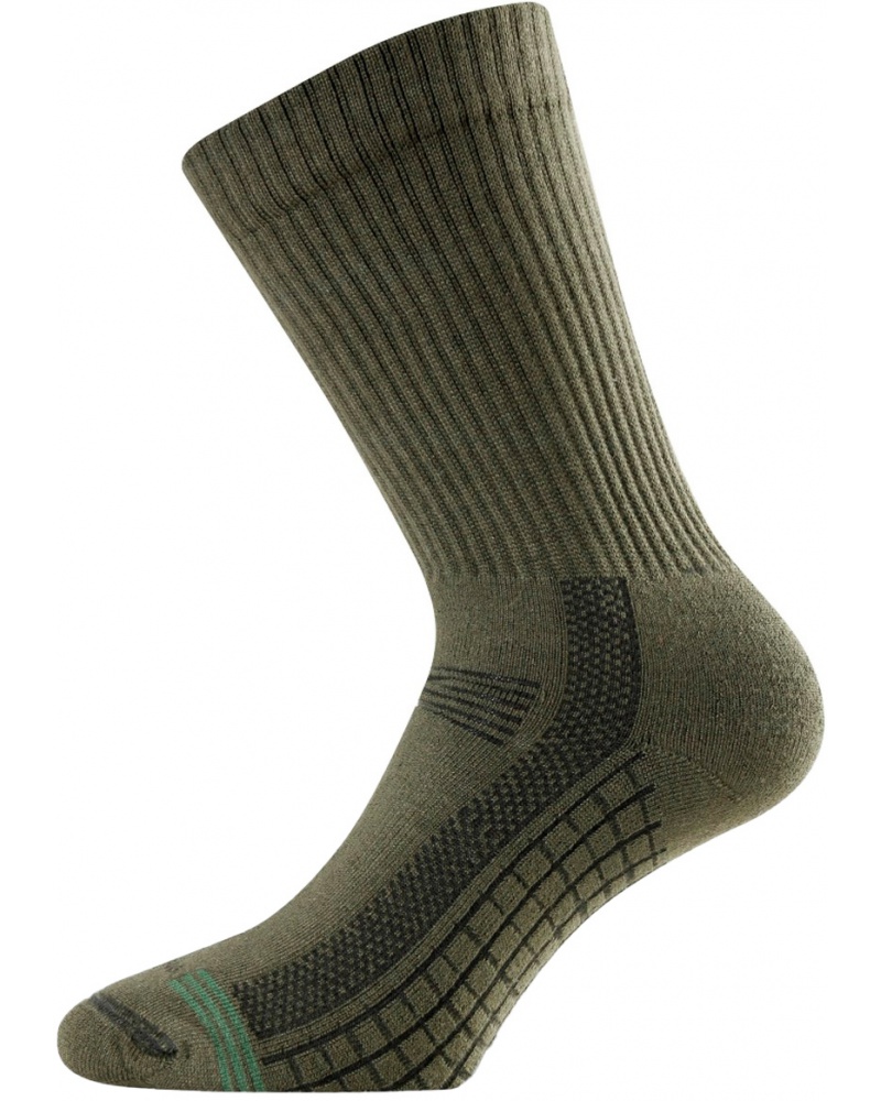 Носки Lasting TSR 620 bamboo+polypropylene темно-зеленый  - фото 1