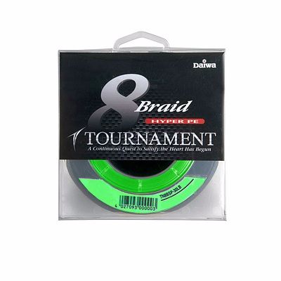 Шнур Daiwa Tournament 8хBraid Chartreuse 135м 0.14мм - фото 1