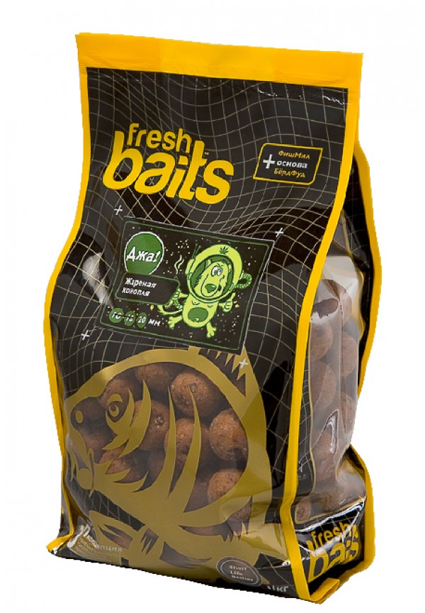 Бойлы Fresh Baits Джа! 15мм 200гр конопля в конопле  - фото 1