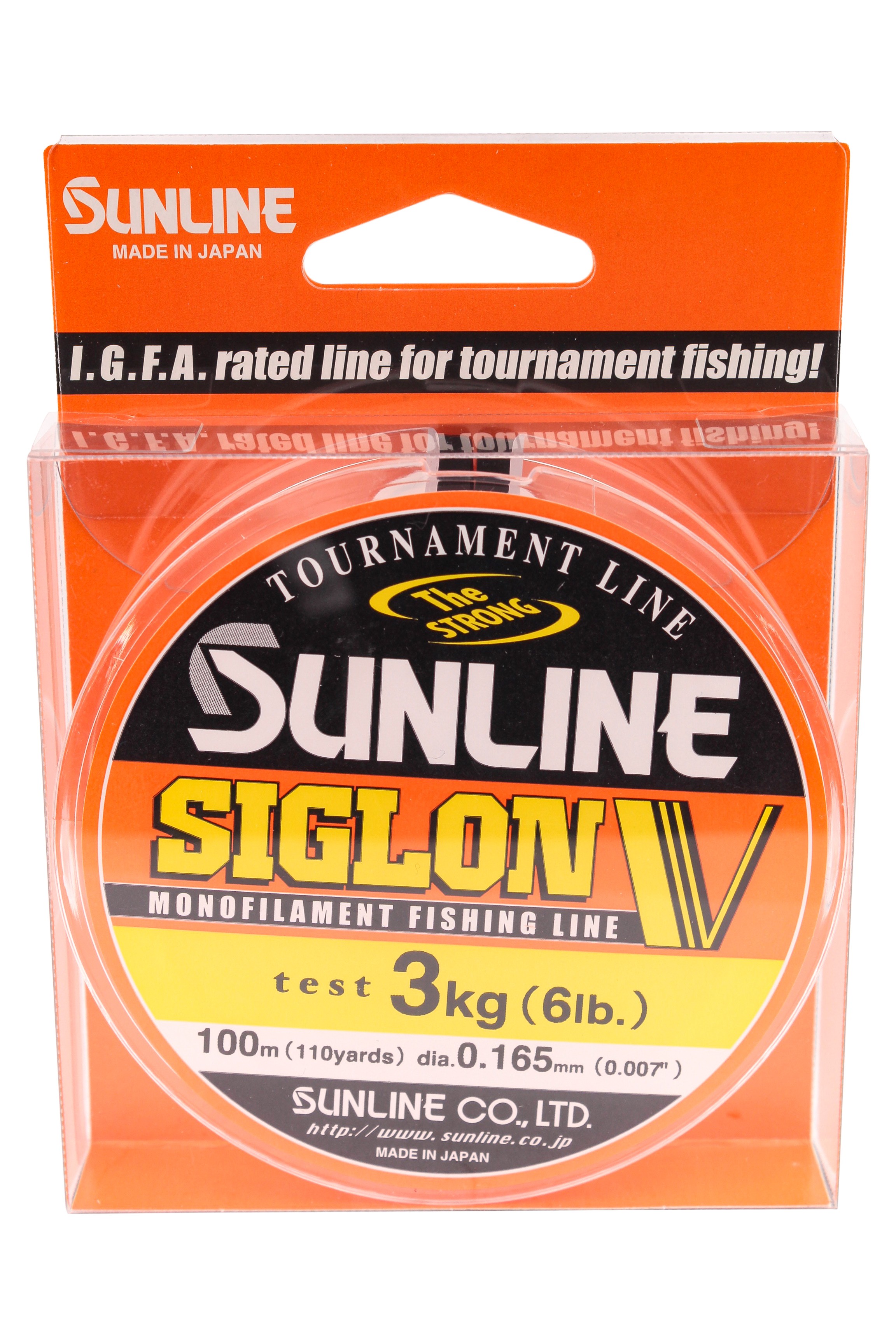 Леска Sunline Siglon V clear 100м 0,165мм 3кг - фото 1