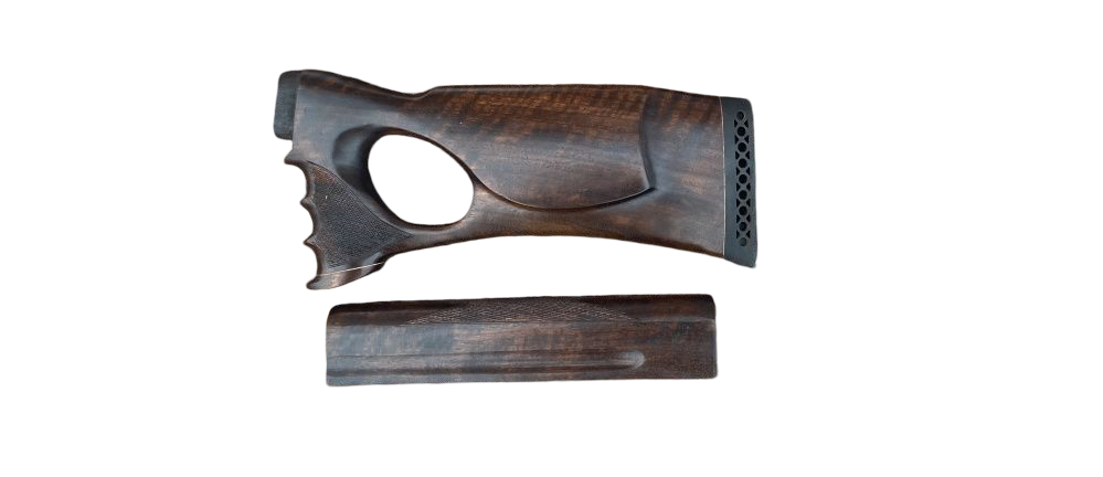 Приклад+цевье Левша МЦ21-12 МК ортопед с рез.ручкой орех - фото 1