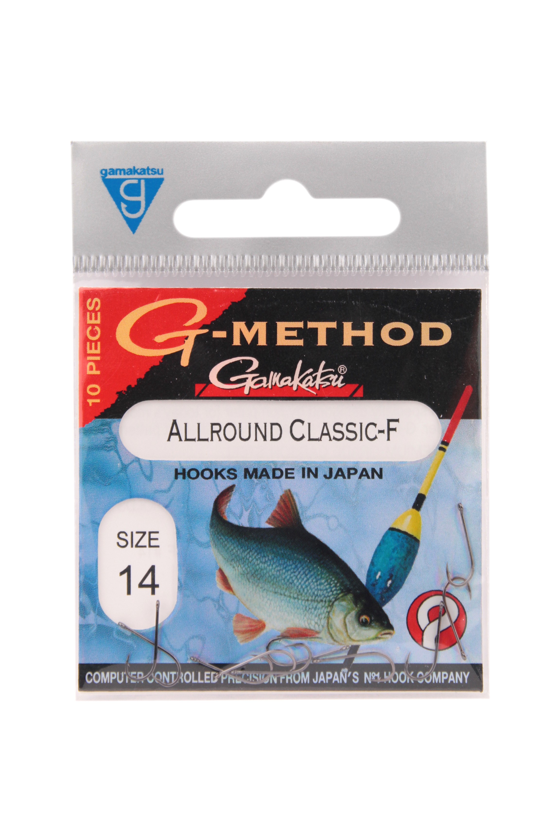 Крючок Gamakatsu G-Method allround black №14 - фото 1