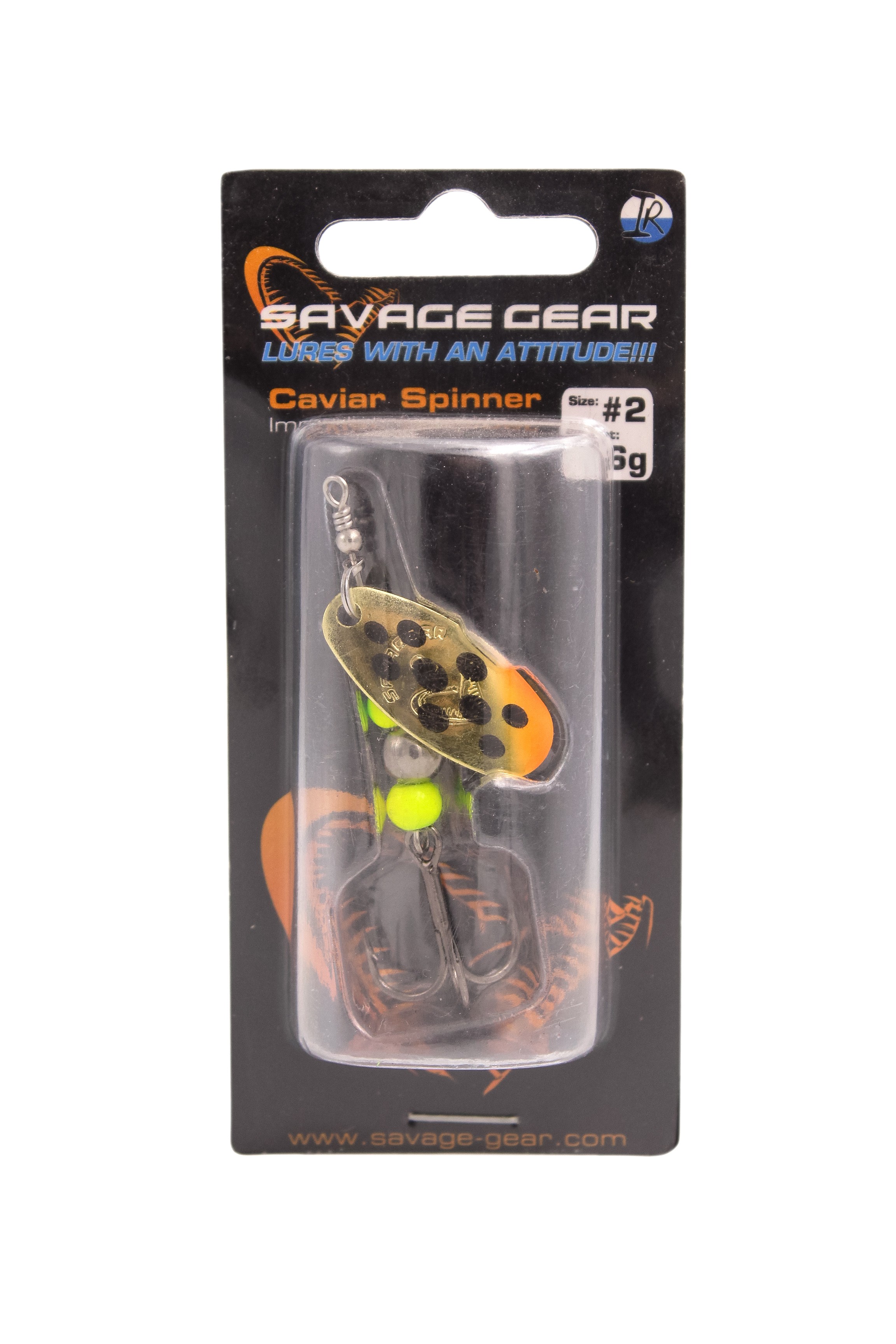 Блесна Savage Gear Caviar Spinner №2 6гр 05-Firetiger