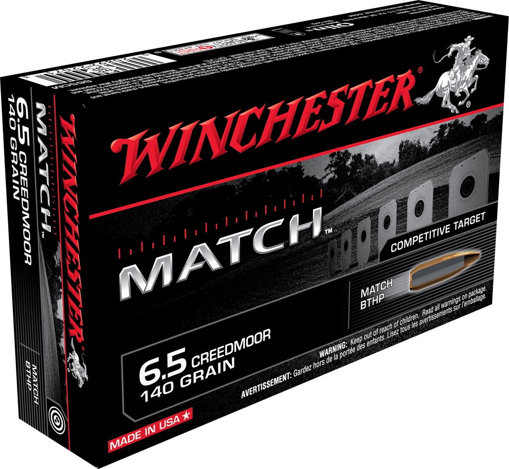 Патрон 6,5 Creedmoor Winchester BTHP 9,1гр 1/20