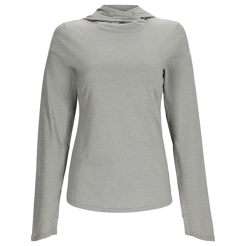 Термофутболка Simms Women's SolarFlex Hoody Cinder Heather  - фото 1