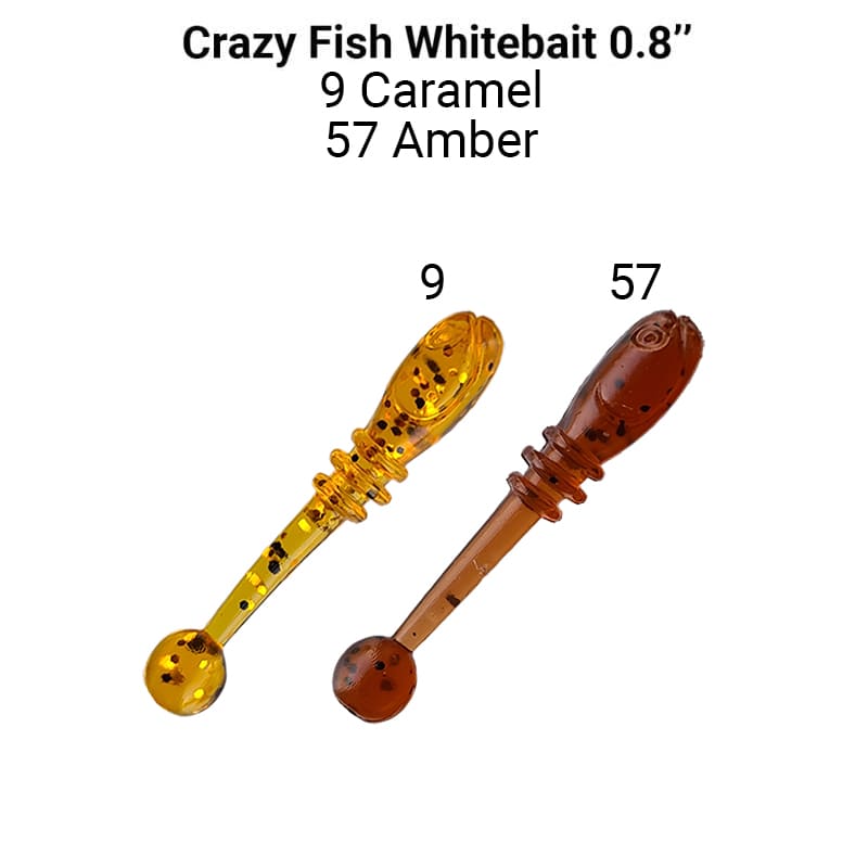 Приманка Crazy Fish Whitebait 0,8" 16-20-9/57-6
