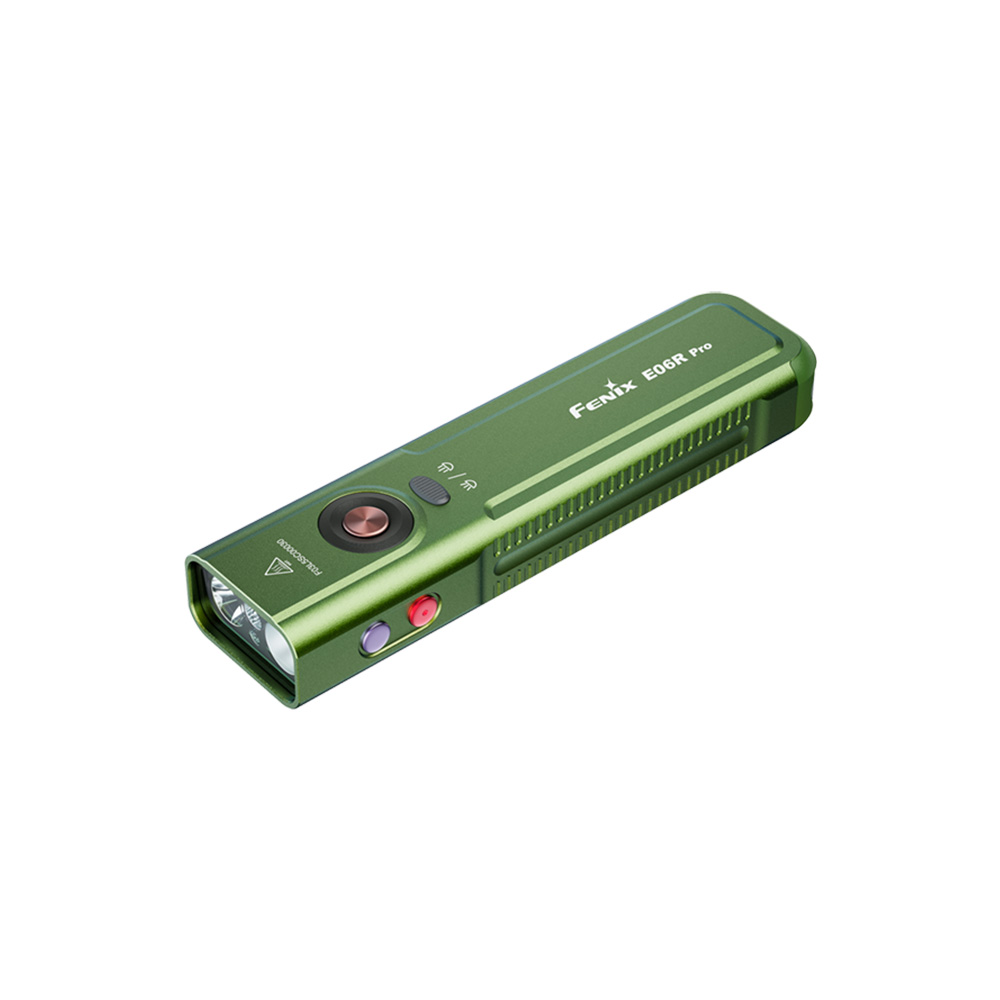 Фонарь Fenix многофункциональный E06R Pro зеленый 1600 люмен - фото 1