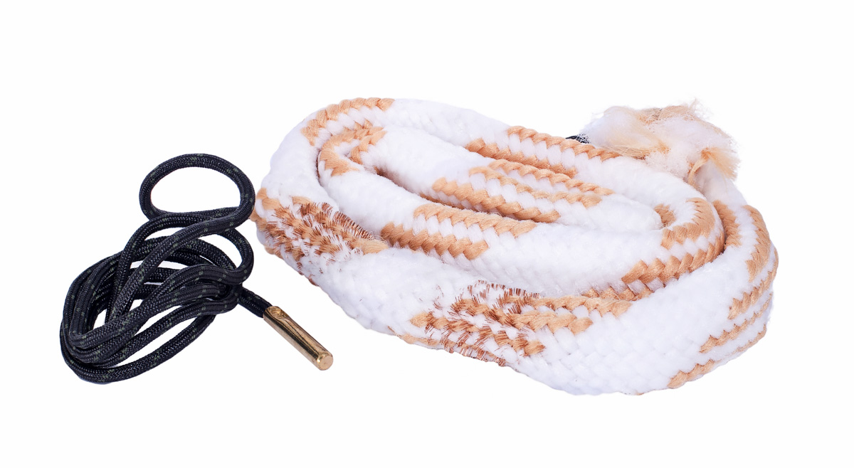 Гибкая змейка ShotTime Cleaning Cord к16 бронзовый ерш капрон 65см протяжка - фото 1