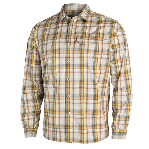 Рубашка Sitka Globe trotter LS sand plaid  - фото 1