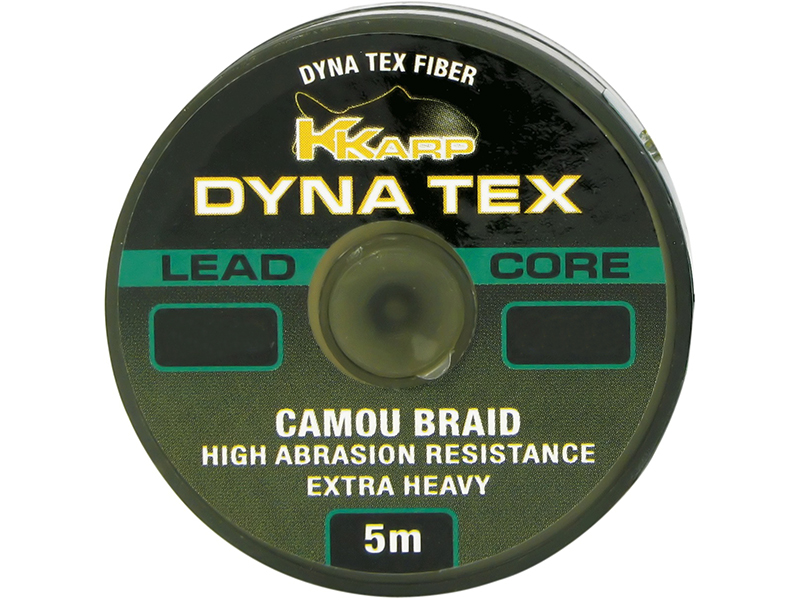 Поводочный материал K-Karp Dyna Tex Lead Core 5м 45Lb Camo - фото 1