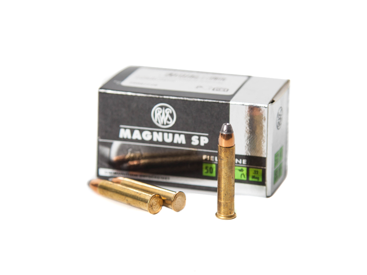 МП Охотничий патрон 22 Win. Mag. R.F. (22 WMR) RWS 2.6 FMJ Magnum 2133083 (50) - фото 1
