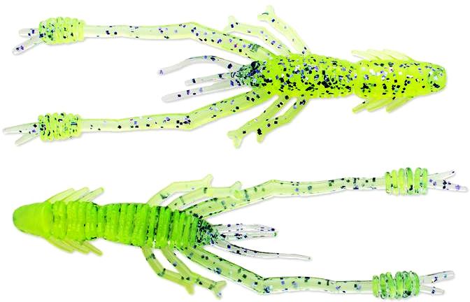 Приманка Reins 3" Ring Shrimp Purple Chartreuse BA-Edition - фото 1