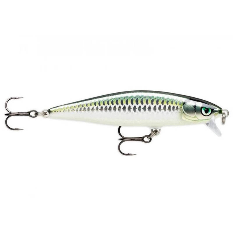 Воблер Rapala Flat Rap 08 BLK 0,9-1,8м 8см 7гр - фото 1