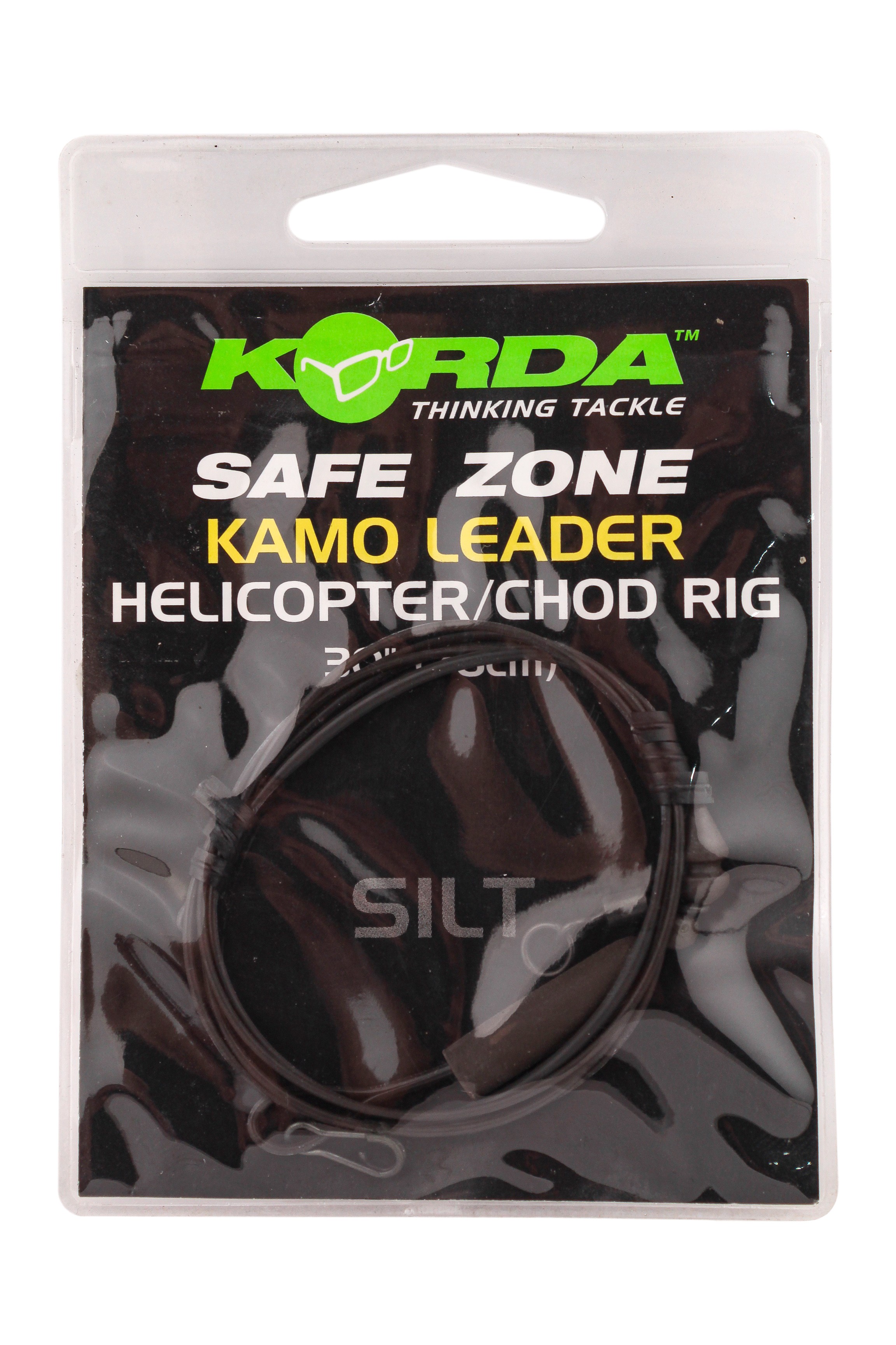 Поводок Korda Safezone leader helicopter silt brown 76см 30lb - фото 1