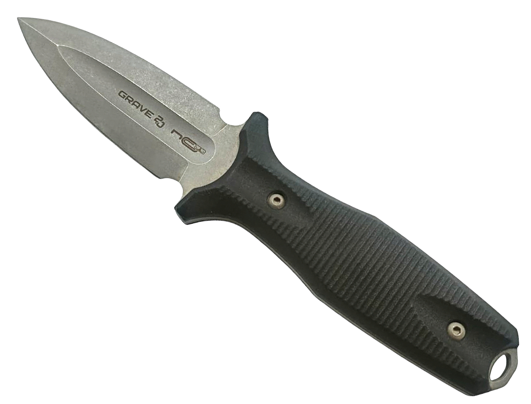 Нож NC Custom Grave 2.0 AUS-8 stonewash elastron - фото 1