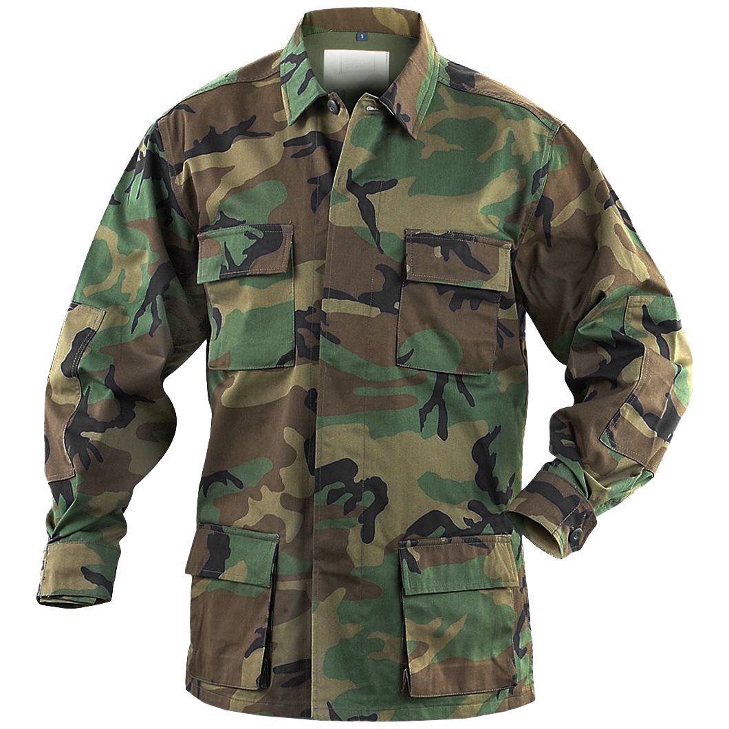 Куртка Mil-tec US Feldjacke Typ BDU woodland  - фото 1