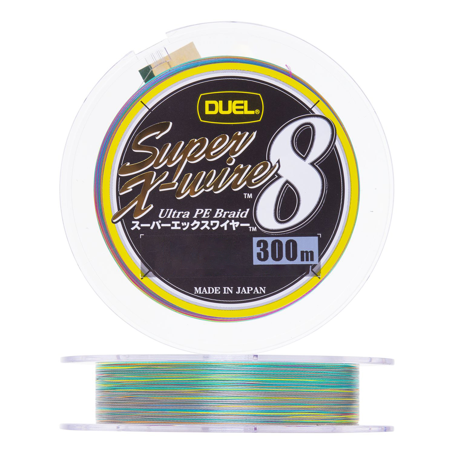 Шнур Yo-Zuri Duel PE Super X-Wire 8 300м 5Color-Yellow Marking 3,0 0,30мм 23кг - фото 1