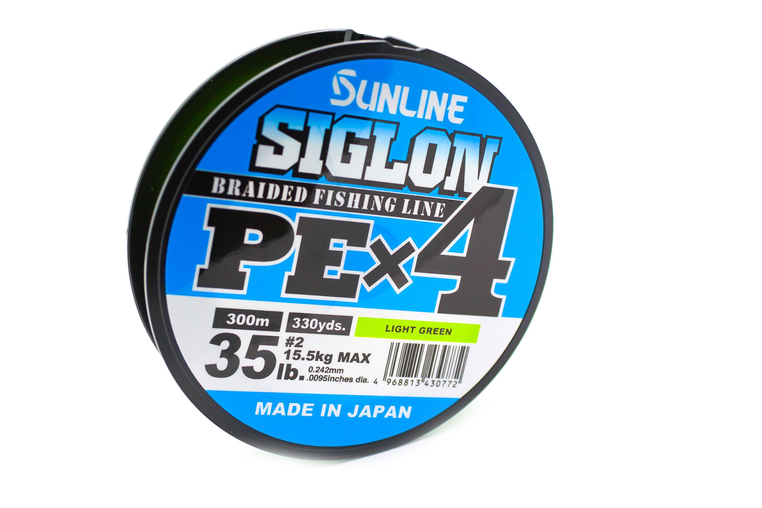 Шнур Sunline Siglon PEх4 light green 300м 2,0 35lb - фото 1