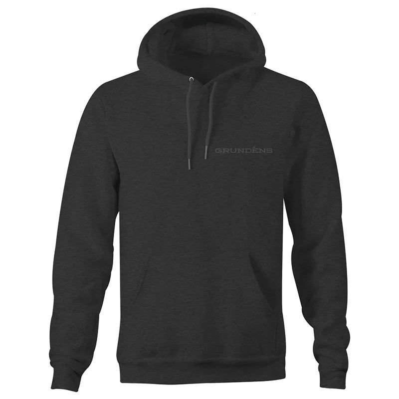 Толстовка Grundens Displacement DWR Hoodie Black Heather  - фото 1