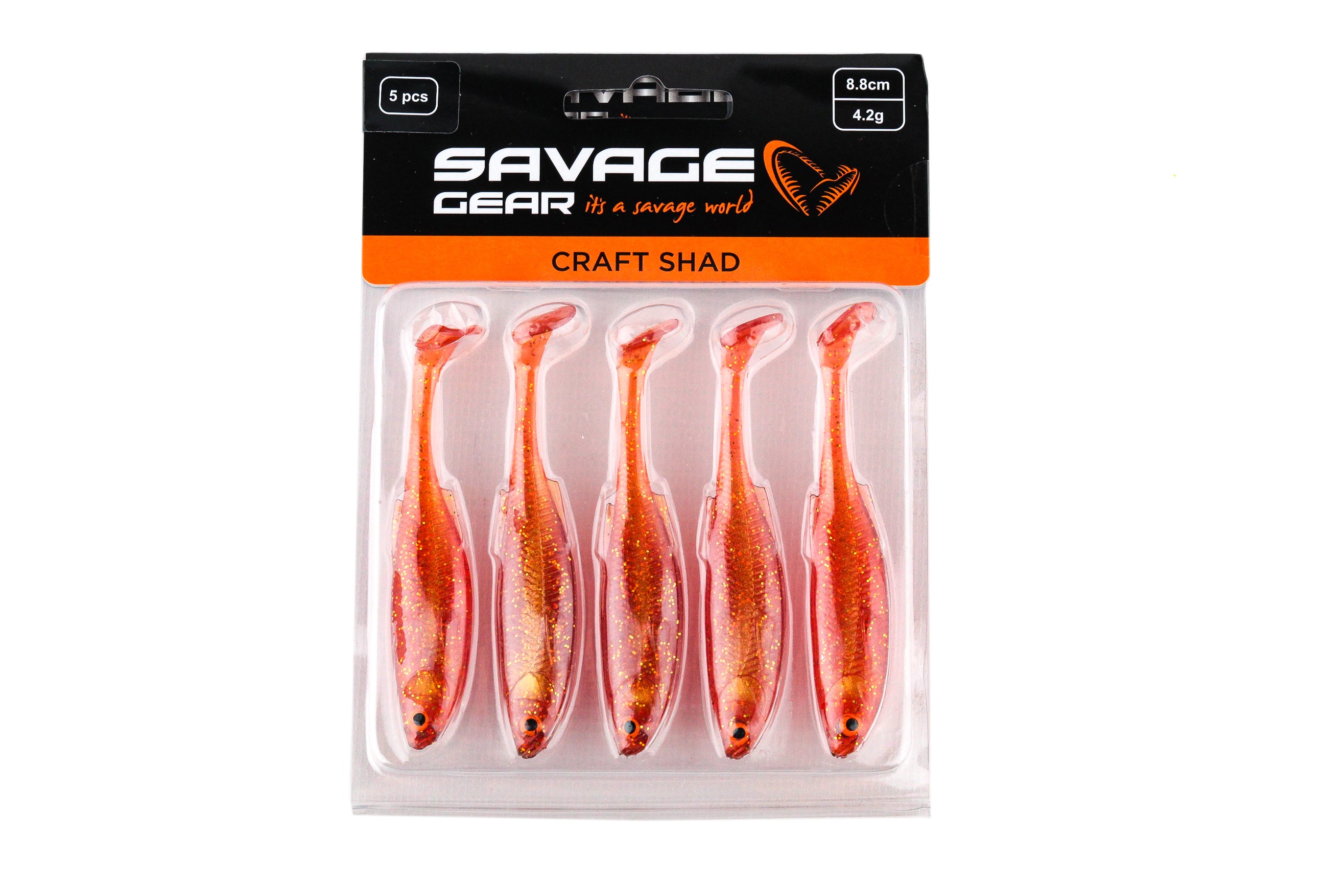 Приманка Savage Gear Craft shad 8,8см 4,2гр motor oil уп.5шт - фото 1