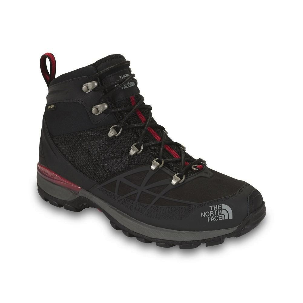 Ботинки The North Face M Iceflare mid GTX black/red - фото 1