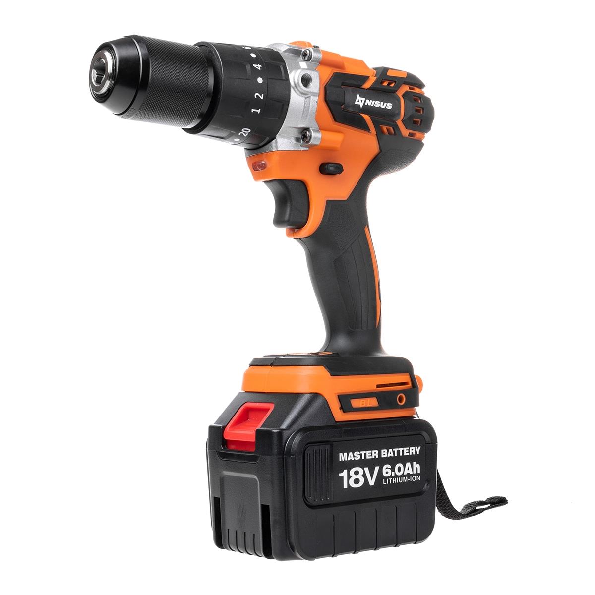 МП Шуруповерт-электробур 18V 6A 120 Нм (N-LB176) Nisus - фото 1