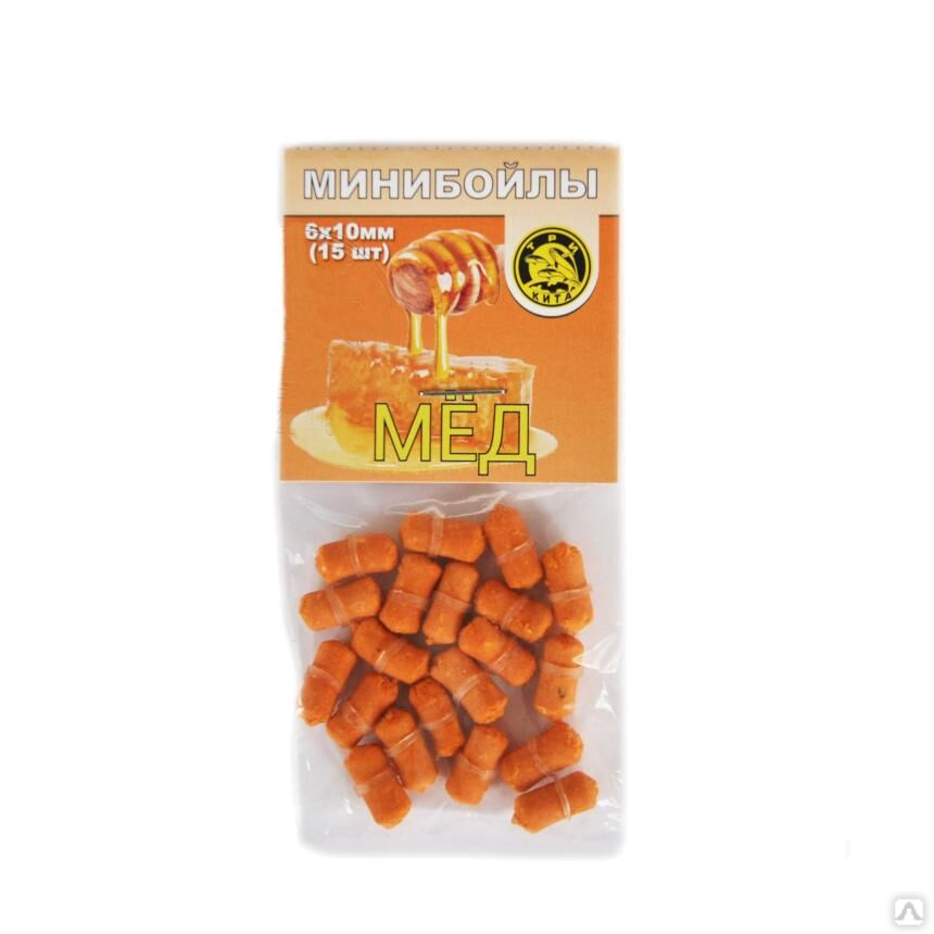 Минибойлы Три Кита на резинке 6х10мм мёд 15шт - фото 1