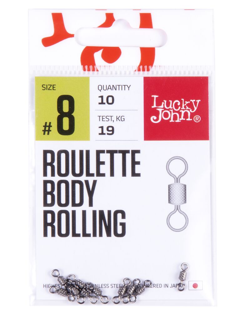 Вертлюг Lucky John Roulette body rolling 008 - фото 1
