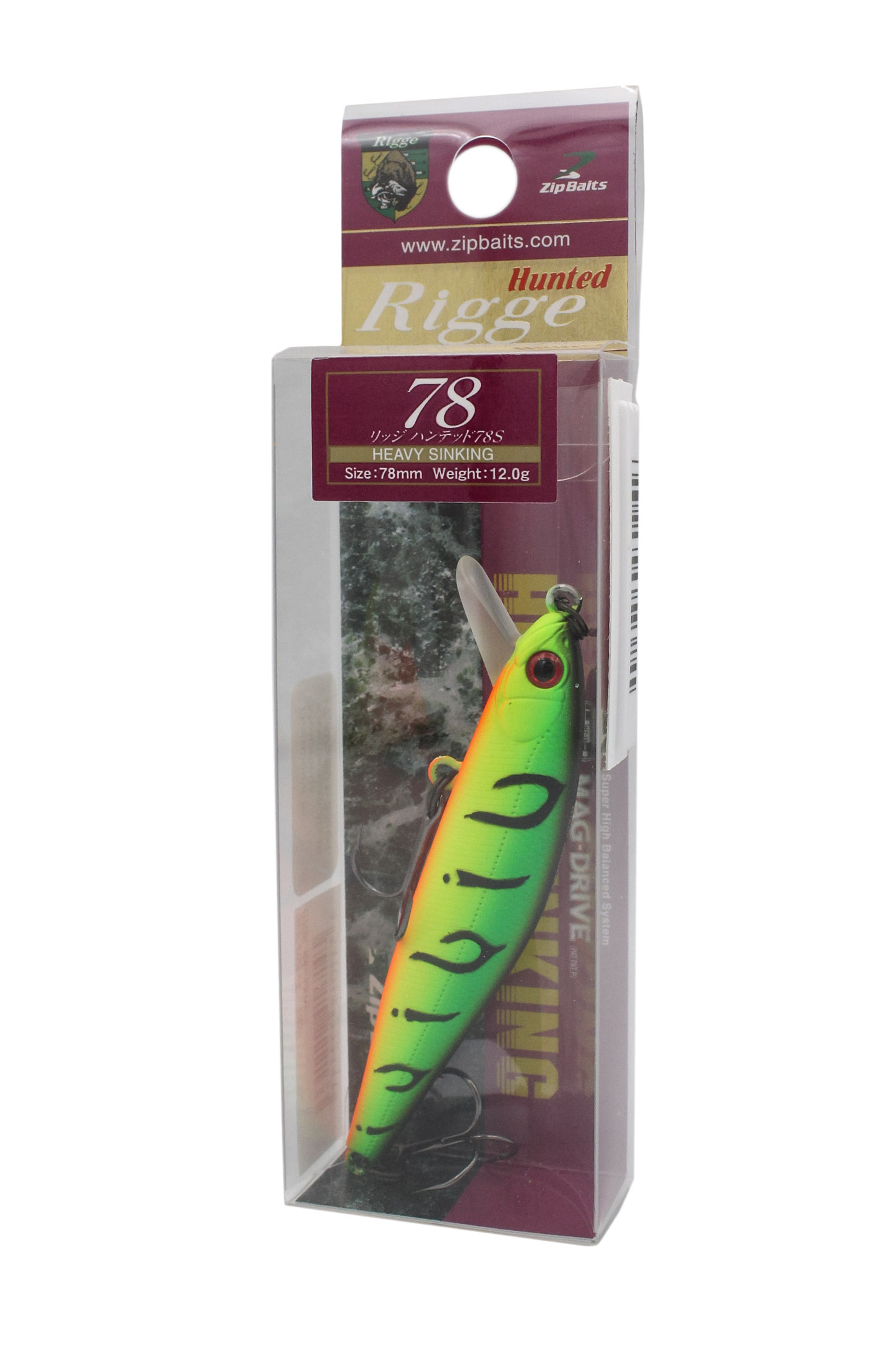 Воблер Zipbaits Rigge Hunted S- Line ZB-R-78S-070R - фото 1