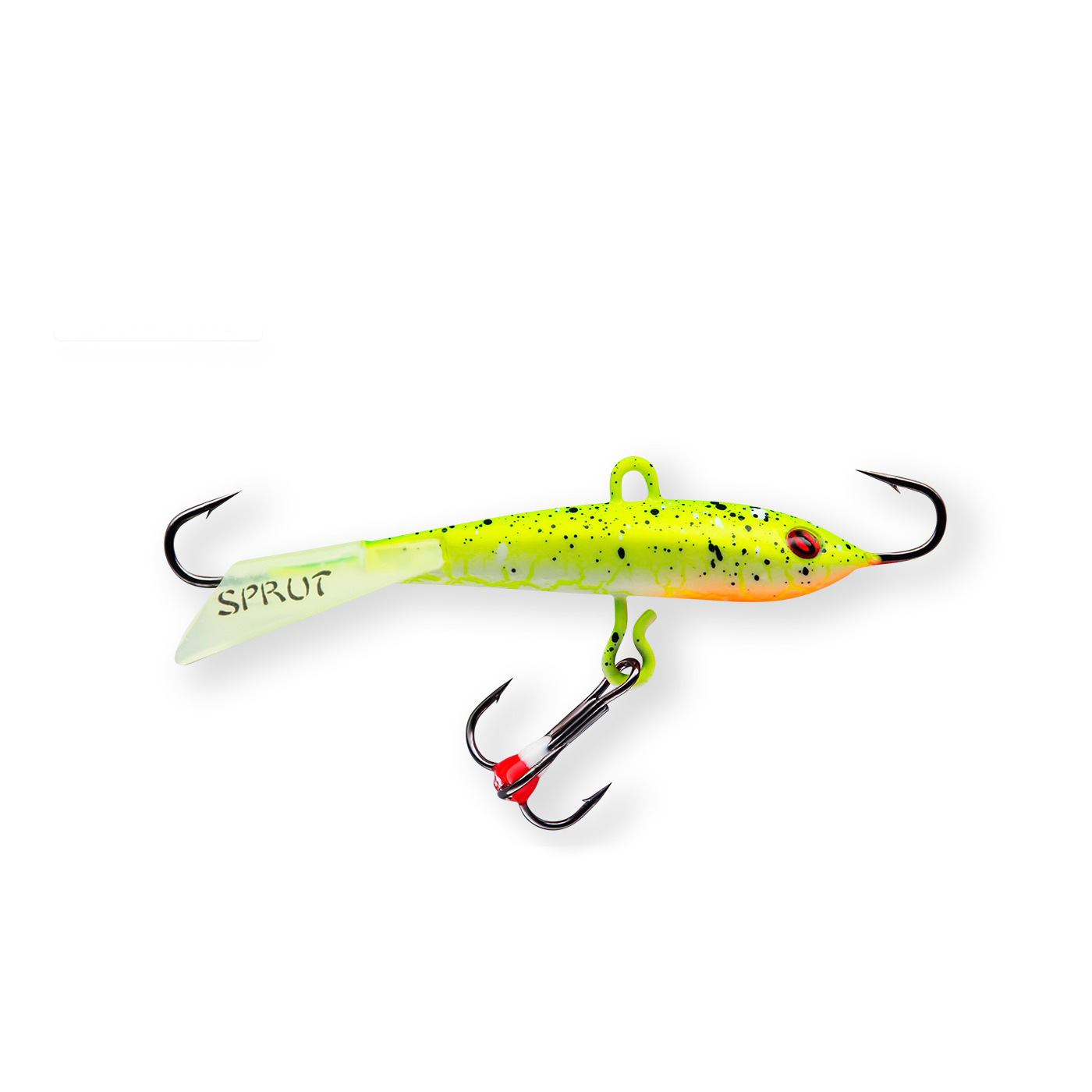 Балансир Sprut Tanpo №7 18гр 65мм WSPK-UV + доп тройник с фосфорной каплей - фото 1