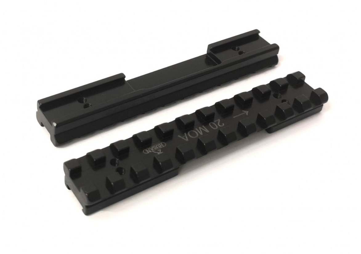 Планка Rusan Picatinny CZ 452/453/455/511/512/513 20MOA 11мм 010-35-20MOA - фото 1