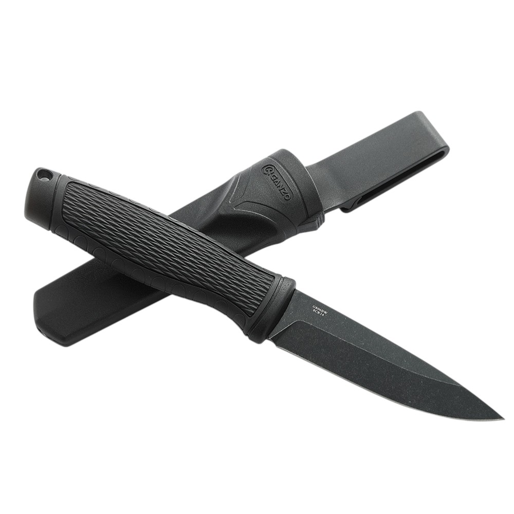 Нож Ganzo G806BW-BK черный - фото 1