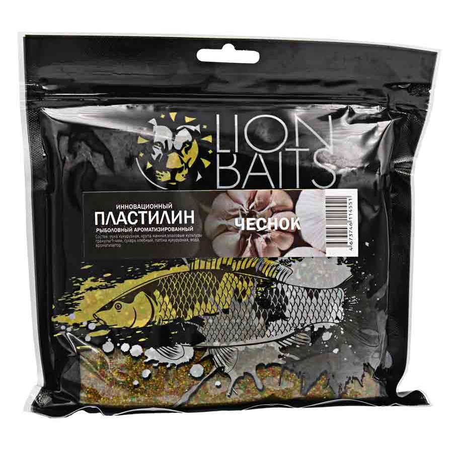 Пластилин Lion Baits инновационный ароматизированный чеснок 700гр - фото 1