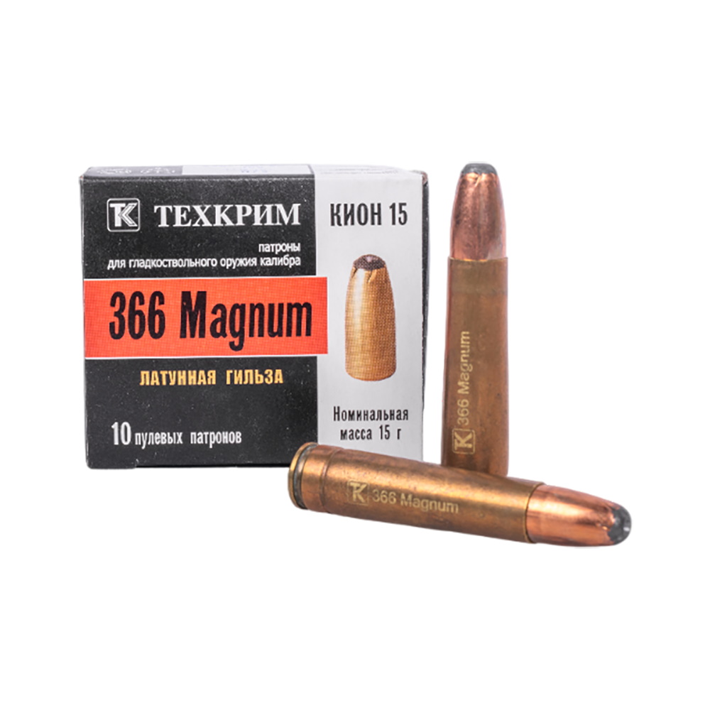 Патрон Техкрим 366 МАГНУМ SP Кион 15гр - фото 1