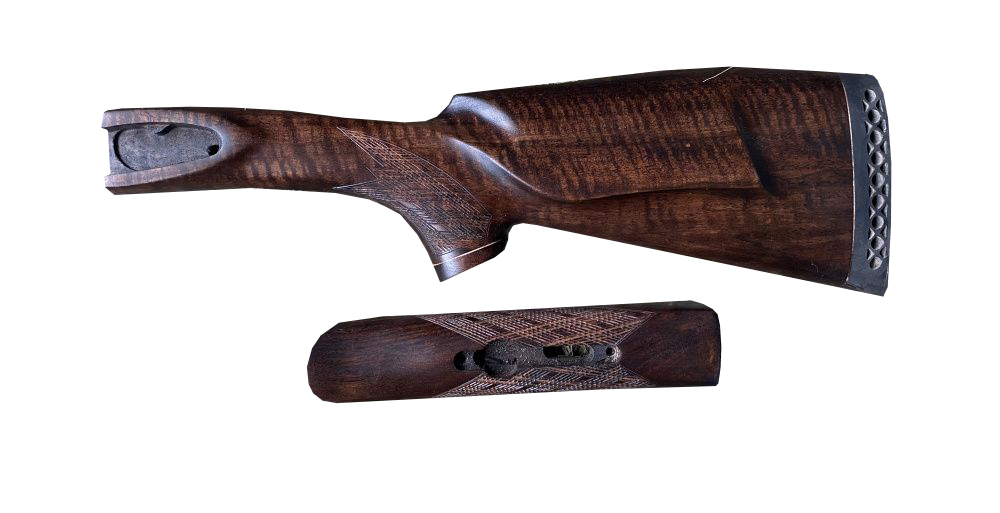Приклад+цевье Левша ТОЗ-БМ Монте-Карло люкс орех - фото 1